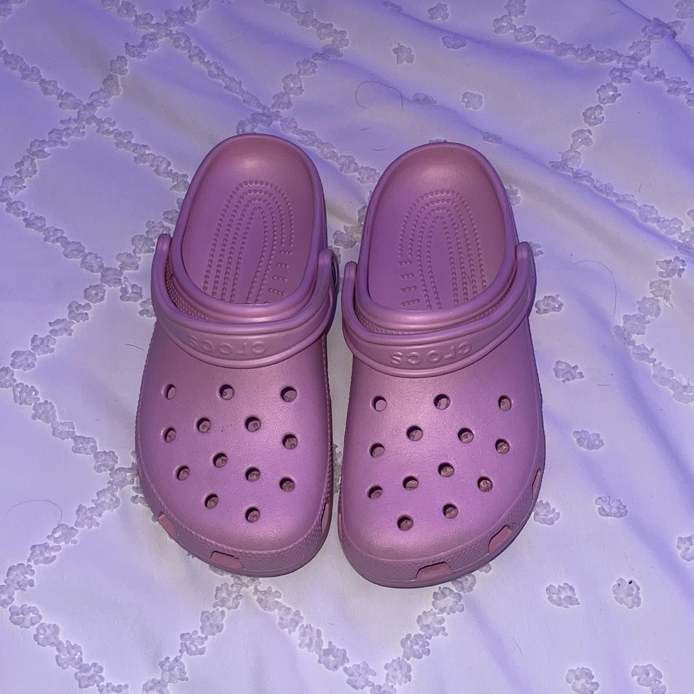 Pink Crocs